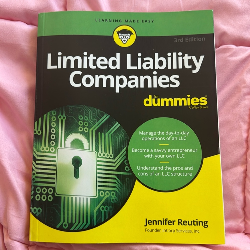 Limited liability companies for dummies book